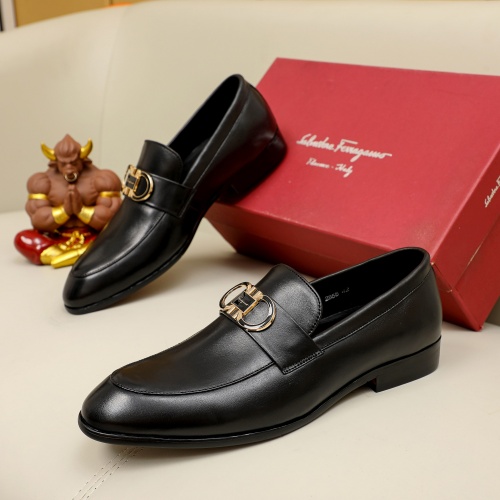 Cheap Salvatore Ferragamo Leather Shoes For Men #1011033 Replica Wholesale [$68.00 USD] [ITEM#1011033] on Replica Salvatore Ferragamo Leather Shoes