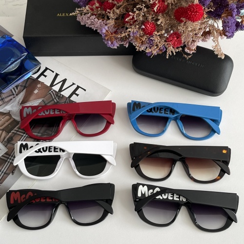 Cheap Alexander McQueen AAA Quality Sunglasses #1011043 Replica Wholesale [$52.00 USD] [ITEM#1011043] on Replica Alexander McQueen AAA Quality Sunglasses