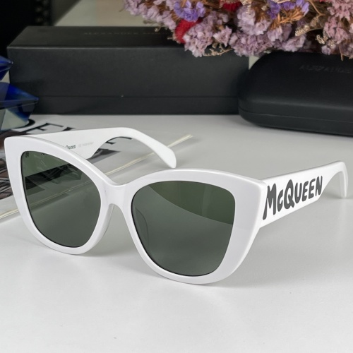 Cheap Alexander McQueen AAA Quality Sunglasses #1011044 Replica Wholesale [$52.00 USD] [ITEM#1011044] on Replica Alexander McQueen AAA Quality Sunglasses