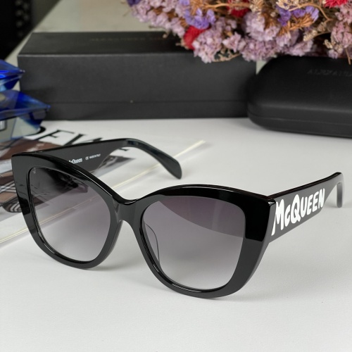 Cheap Alexander McQueen AAA Quality Sunglasses #1011046 Replica Wholesale [$52.00 USD] [ITEM#1011046] on Replica Alexander McQueen AAA Quality Sunglasses