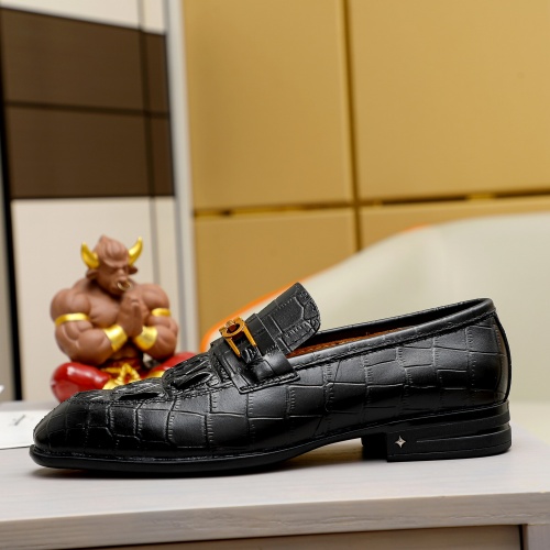 Cheap Salvatore Ferragamo Leather Shoes For Men #1011050 Replica Wholesale [$85.00 USD] [ITEM#1011050] on Replica Salvatore Ferragamo Leather Shoes