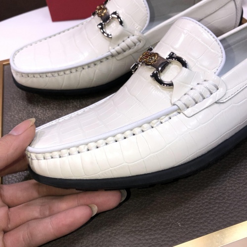 Cheap Salvatore Ferragamo Leather Shoes For Men #1011390 Replica Wholesale [$85.00 USD] [ITEM#1011390] on Replica Salvatore Ferragamo Leather Shoes