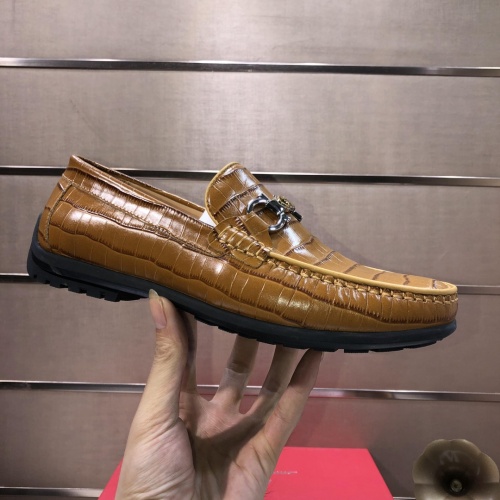 Cheap Salvatore Ferragamo Leather Shoes For Men #1011391 Replica Wholesale [$85.00 USD] [ITEM#1011391] on Replica Salvatore Ferragamo Leather Shoes
