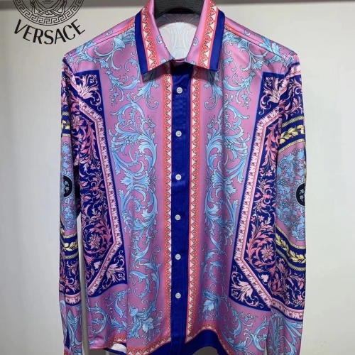 Cheap Versace Shirts Long Sleeved For Men 1012152 Replica Wholesale