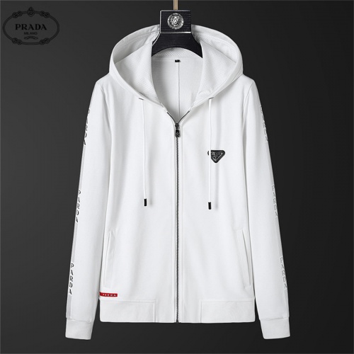 Cheap Prada Tracksuits Long Sleeved For Men #1012889 Replica Wholesale [$85.00 USD] [ITEM#1012889] on Replica Prada Tracksuits