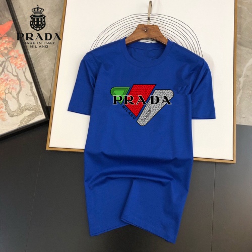 Cheap Prada T-Shirts Short Sleeved For Unisex #1013052 Replica Wholesale [$25.00 USD] [ITEM#1013052] on Replica Prada T-Shirts