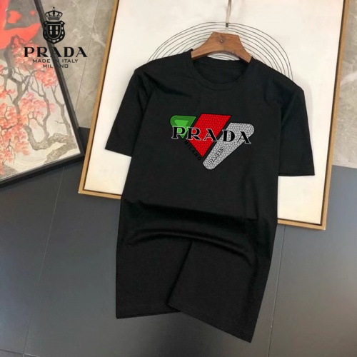 Cheap Prada T-Shirts Short Sleeved For Unisex #1013053 Replica Wholesale [$25.00 USD] [ITEM#1013053] on Replica Prada T-Shirts