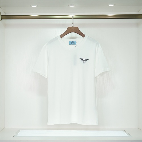 Cheap Prada T-Shirts Short Sleeved For Unisex #1013195 Replica Wholesale [$32.00 USD] [ITEM#1013195] on Replica Prada T-Shirts