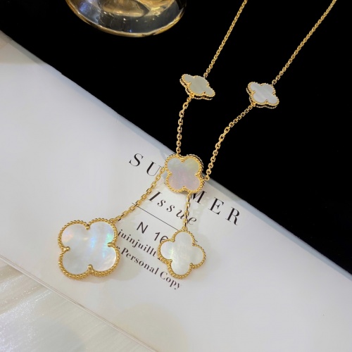 Cheap Van Cleef &amp; Arpels Necklaces For Women #1013400 Replica Wholesale [$98.00 USD] [ITEM#1013400] on Replica Van Cleef &amp; Arpels Necklaces