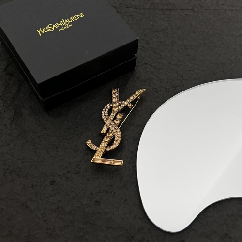 Cheap Yves Saint Laurent Brooches For Women #1013525 Replica Wholesale [$38.00 USD] [ITEM#1013525] on Replica Yves Saint Laurent Brooches