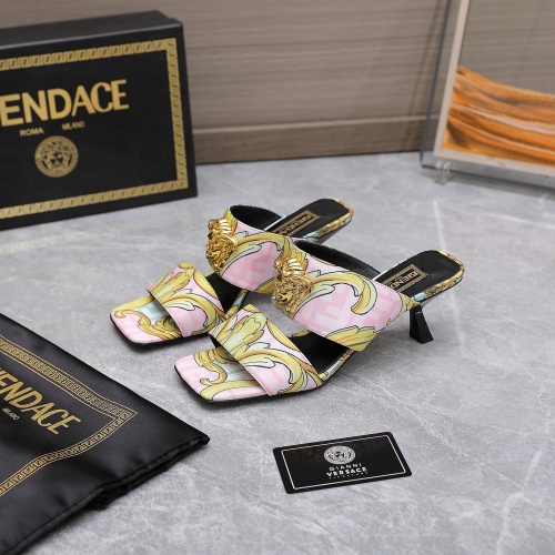 Cheap Versace Sandal For Women #1016709 Replica Wholesale [$102.00 USD] [ITEM#1016709] on Replica Versace Sandal