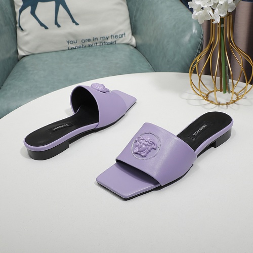 Cheap Versace Slippers For Women #1016874 Replica Wholesale [$80.00 USD] [ITEM#1016874] on Replica Versace Slippers