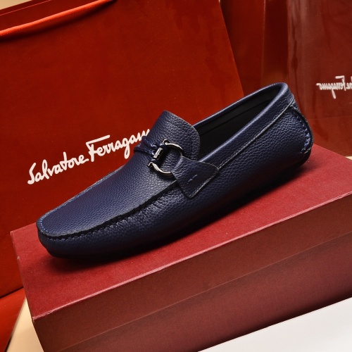 Cheap Salvatore Ferragamo Leather Shoes For Men #1016985 Replica Wholesale [$80.00 USD] [ITEM#1016985] on Replica Salvatore Ferragamo Leather Shoes