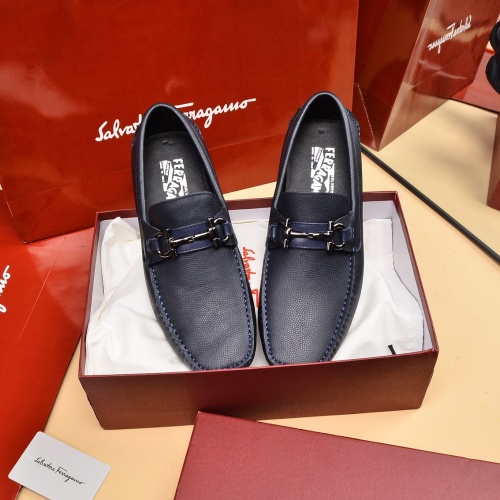 Cheap Salvatore Ferragamo Leather Shoes For Men #1016988 Replica Wholesale [$80.00 USD] [ITEM#1016988] on Replica Salvatore Ferragamo Leather Shoes