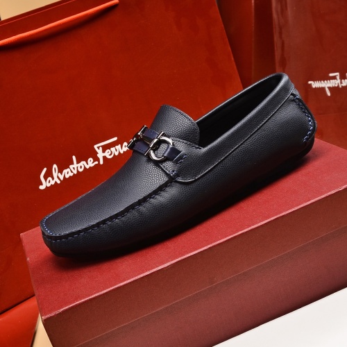 Cheap Salvatore Ferragamo Leather Shoes For Men #1016988 Replica Wholesale [$80.00 USD] [ITEM#1016988] on Replica Salvatore Ferragamo Leather Shoes