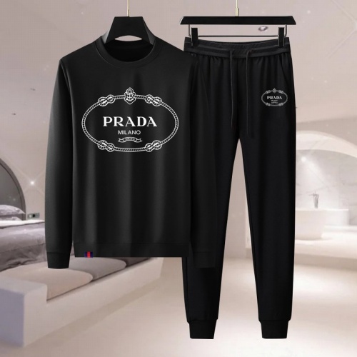 Cheap Prada Tracksuits Long Sleeved For Men #1017225 Replica Wholesale [$88.00 USD] [ITEM#1017225] on Replica Prada Tracksuits