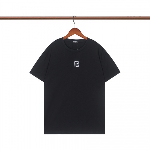 Cheap Balmain T-Shirts Short Sleeved For Unisex #1017322 Replica Wholesale [$32.00 USD] [ITEM#1017322] on Replica Balmain T-Shirts