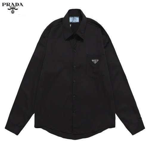 Cheap Prada Shirts Long Sleeved For Men #1017426 Replica Wholesale [$40.00 USD] [ITEM#1017426] on Replica Prada Shirts