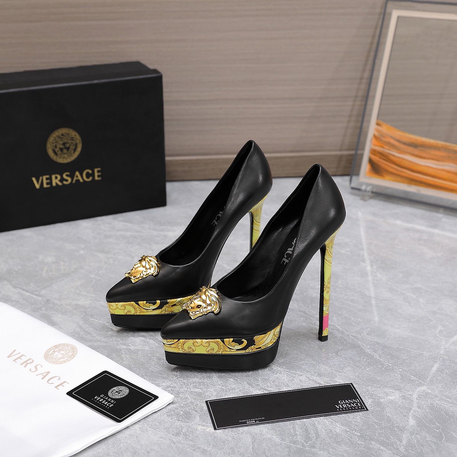 Cheap Versace HighHeeled Shoes For Women 1007370 Replica Wholesale