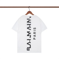 Cheap Balmain T-Shirts Short Sleeved For Unisex #1017321 Replica Wholesale [$32.00 USD] [ITEM#1017321] on Replica Balmain T-Shirts