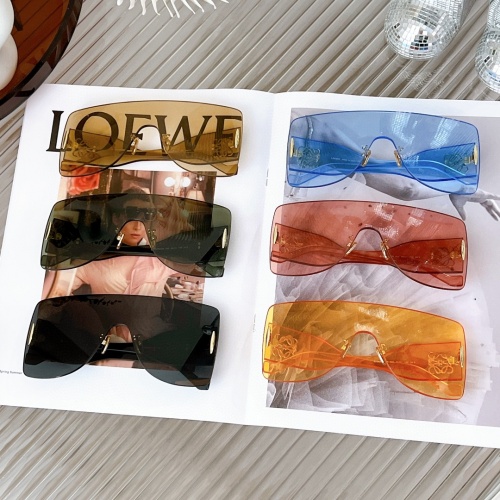 Cheap LOEWE AAA Quality Sunglasses #1018918 Replica Wholesale [$56.00 USD] [ITEM#1018918] on Replica LOEWE AAA Quality Sunglasses