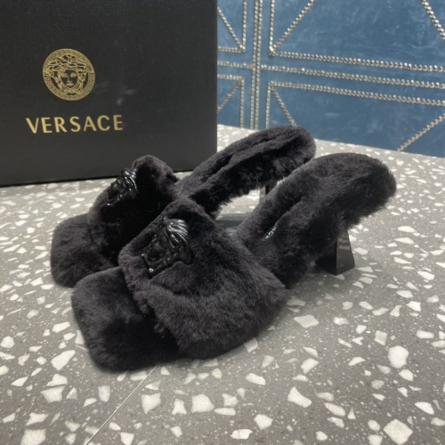 Cheap Versace Slippers For Women #1019088 Replica Wholesale [$108.00 USD] [ITEM#1019088] on Replica Versace Slippers