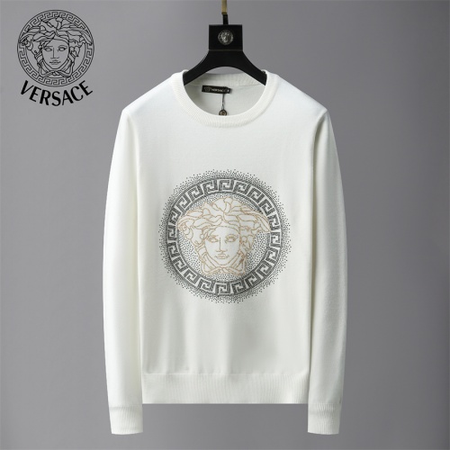 Cheap Versace Sweaters Long Sleeved For Men #1020878 Replica Wholesale [$45.00 USD] [ITEM#1020878] on Replica Versace Sweaters