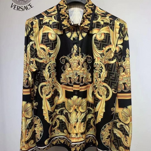 Cheap Versace Shirts Long Sleeved For Men #1021189 Replica Wholesale [$48.00 USD] [ITEM#1021189] on Replica Versace Shirts