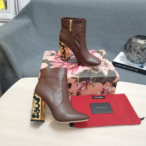 Cheap Dolce &amp; Gabbana D&amp;G Boots For Women #1021333 Replica Wholesale [$162.00 USD] [ITEM#1021333] on Replica Dolce &amp; Gabbana D&amp;G Boots