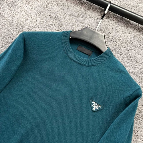Cheap Prada Sweater Long Sleeved For Men #1021592 Replica Wholesale [$82.00 USD] [ITEM#1021592] on Replica Prada Sweater