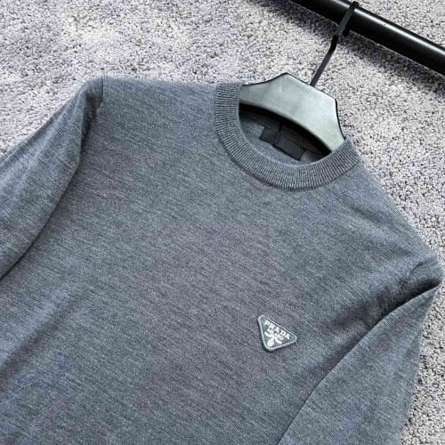 Cheap Prada Sweater Long Sleeved For Men #1021593 Replica Wholesale [$82.00 USD] [ITEM#1021593] on Replica Prada Sweater