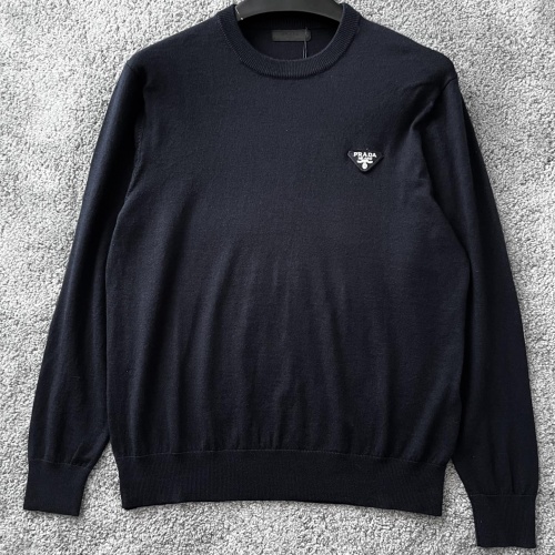 Cheap Prada Sweater Long Sleeved For Men #1021594 Replica Wholesale [$82.00 USD] [ITEM#1021594] on Replica Prada Sweater