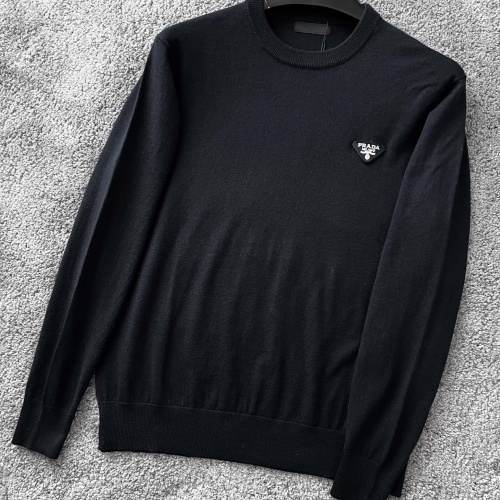 Cheap Prada Sweater Long Sleeved For Men #1021594 Replica Wholesale [$82.00 USD] [ITEM#1021594] on Replica Prada Sweater