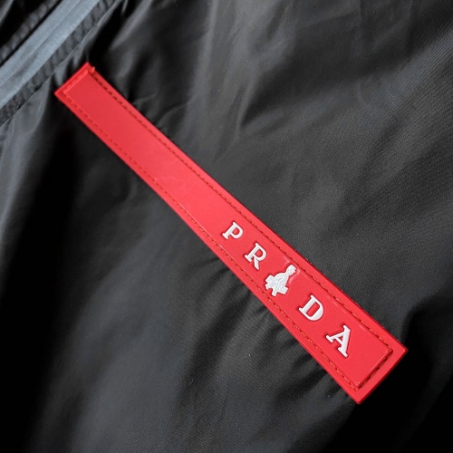 Cheap Prada Down Feather Coat Long Sleeved For Men #1021803 Replica Wholesale [$108.00 USD] [ITEM#1021803] on Replica Prada Down Feather Coat