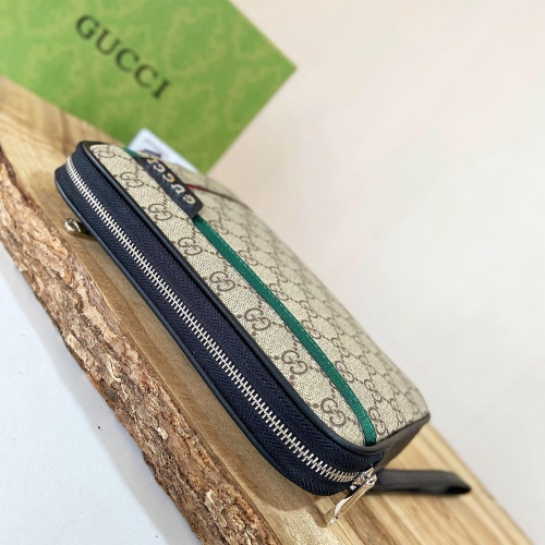 Cheap Gucci AAA Man Wallets #1022133 Replica Wholesale [$56.00 USD] [ITEM#1022133] on Replica Gucci AAA Man Wallets