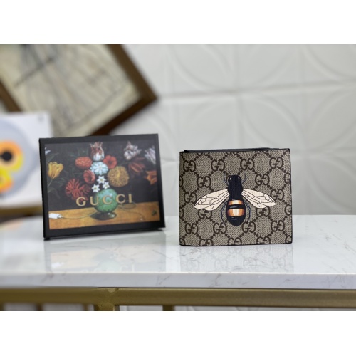 Cheap Gucci AAA Man Wallets #1022189 Replica Wholesale [$40.00 USD] [ITEM#1022189] on Replica Gucci AAA Man Wallets