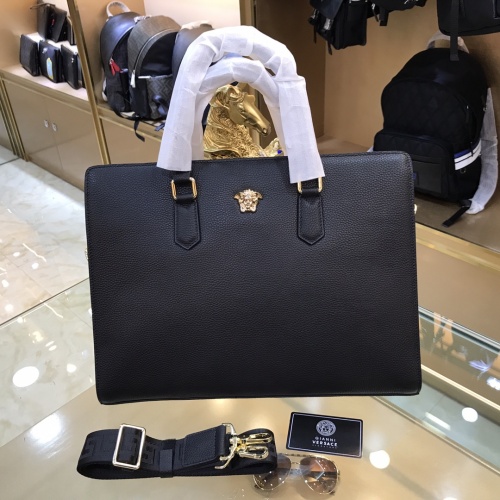 Cheap Versace AAA Man Handbags #1022236 Replica Wholesale [$155.00 USD] [ITEM#1022236] on Replica Versace AAA Man Handbags