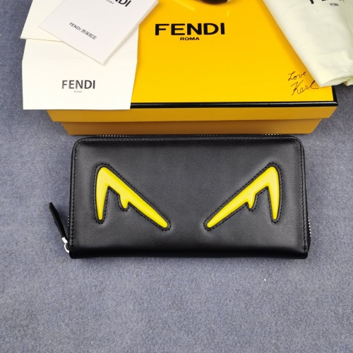 Cheap Fendi AAA Quality Wallet #1022276 Replica Wholesale [$64.00 USD] [ITEM#1022276] on Replica Fendi AAA+ Quality Wallet