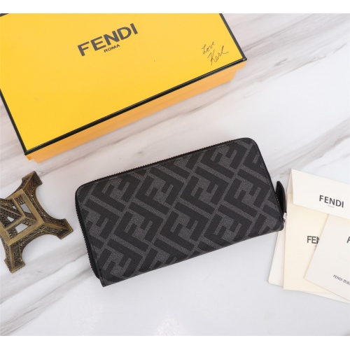 Cheap Fendi AAA Quality Wallet #1022279 Replica Wholesale [$64.00 USD] [ITEM#1022279] on Replica Fendi AAA+ Quality Wallet