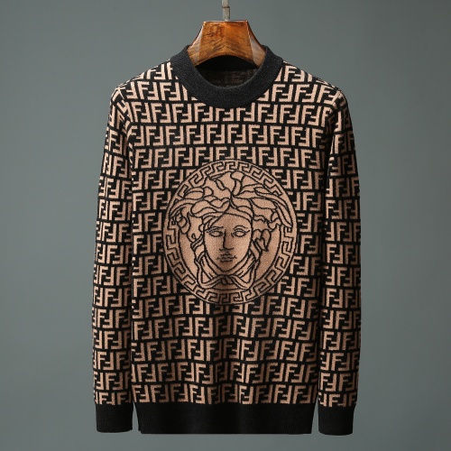 Cheap Versace Sweaters Long Sleeved For Men #1023182 Replica Wholesale [$48.00 USD] [ITEM#1023182] on Replica Versace Sweaters