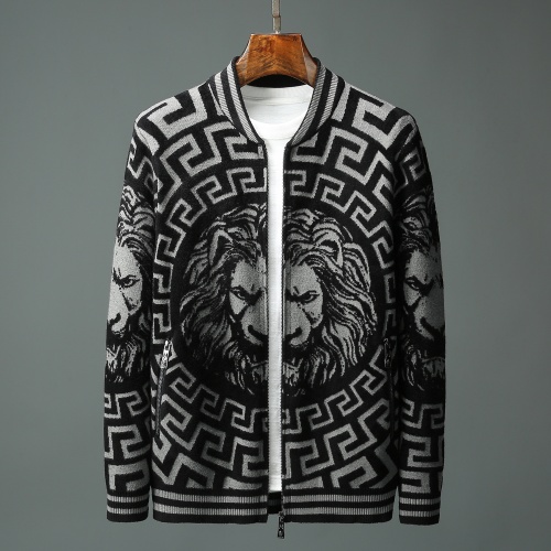 Cheap Versace Sweaters Long Sleeved For Men #1023187 Replica Wholesale [$76.00 USD] [ITEM#1023187] on Replica Versace Sweaters