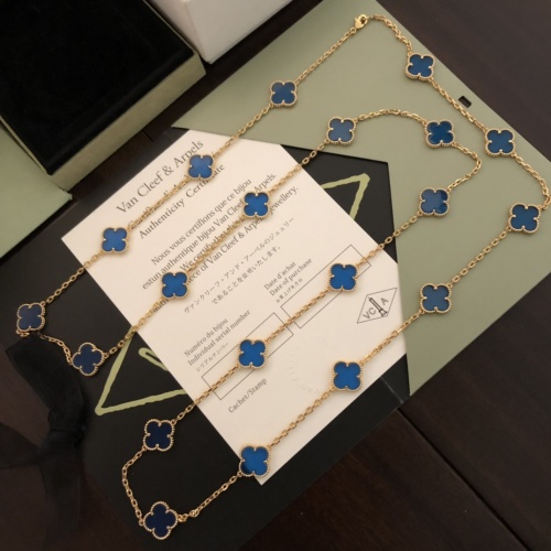 Cheap Van Cleef &amp; Arpels Necklaces For Women #1023653 Replica Wholesale [$72.00 USD] [ITEM#1023653] on Replica Van Cleef &amp; Arpels Necklaces