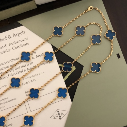 Cheap Van Cleef &amp; Arpels Necklaces For Women #1023653 Replica Wholesale [$72.00 USD] [ITEM#1023653] on Replica Van Cleef &amp; Arpels Necklaces
