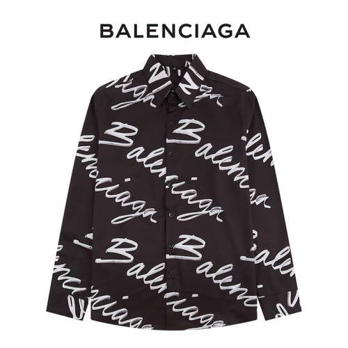 Cheap Balenciaga Shirts Long Sleeved For Men #1023705 Replica Wholesale [$40.00 USD] [ITEM#1023705] on Replica Balenciaga Shirts