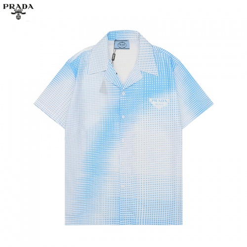 Cheap Prada Shirts Short Sleeved For Men #1023714 Replica Wholesale [$36.00 USD] [ITEM#1023714] on Replica Prada Shirts