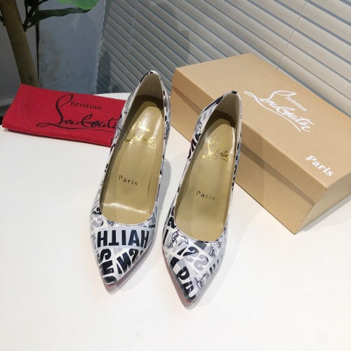 Cheap Christian Louboutin High-heeled shoes For Women #1024193 Replica Wholesale [$76.00 USD] [ITEM#1024193] on Replica Christian Louboutin High-heeled shoes