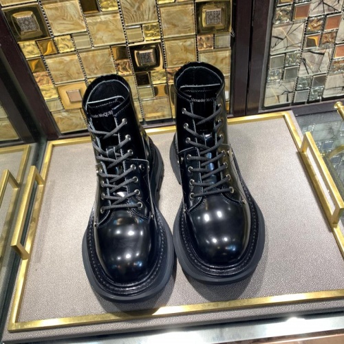 Cheap Alexander McQueen Boots For Men #1024276 Replica Wholesale [$118.00 USD] [ITEM#1024276] on Replica Alexander McQueen Boots