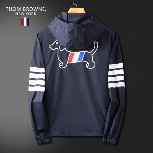 Cheap Thom Browne Jackets Long Sleeved For Men #1024413 Replica Wholesale [$60.00 USD] [ITEM#1024413] on Replica Thom Browne Jackets