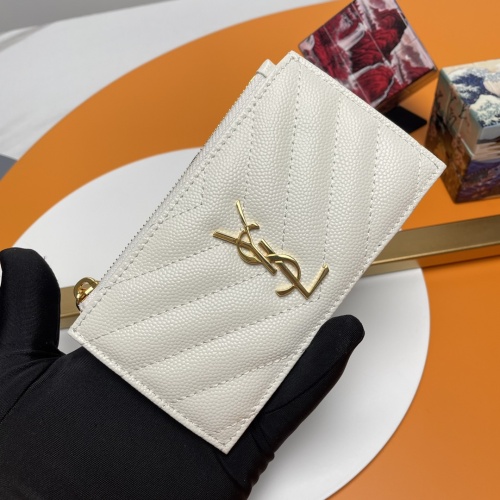 Cheap Yves Saint Laurent AAA Quality Card Case For Women #1025123 Replica Wholesale [$76.00 USD] [ITEM#1025123] on Replica Yves Saint Laurent AAA Wallets