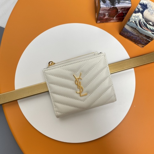Cheap Yves Saint Laurent AAA Quality Wallets For Women #1025128 Replica Wholesale [$85.00 USD] [ITEM#1025128] on Replica Yves Saint Laurent AAA Wallets